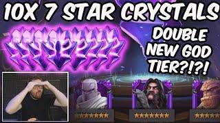 FIRST 2025 10x 7 Star Crystal Opening! - DOUBLE NEW 7 STAR GOD TIER?!? - Marvel Contest of Champions