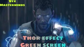 Thor Ragnarok lightning effects in kinemaster Free green screen||Vfx Masterminds||