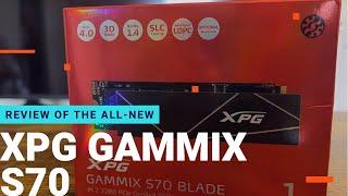 Adata XPG Gammix S70 blade 1TB testing