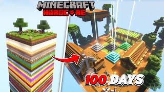 Minecraft 100 Days, But It's a Random Layer One Chunk ! (HINDI)