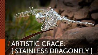 A Natural Fit: [Landscape Designer's Private Garden + Todd Stuart's Dragonfly Sculpture]