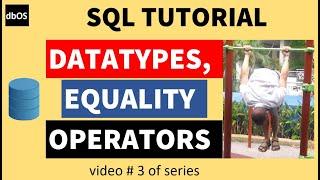 sql intro course | sql tutorial course | SQL datatypes | sqlite | SQL data types