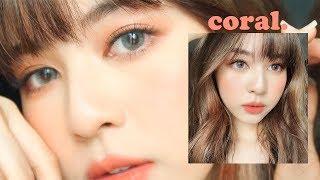 INSTAGRAM CORAL MAKEUP แต่งหน้าโทนพีชสวย ง่าย ปัง! | Babyjingko