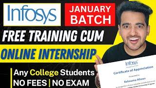 Infosys Springboard Training cum Online Internship Free Certification in infosys Pragati Path