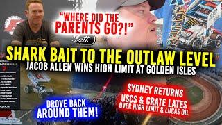 SHARK BAIT: Jacob Allen drives back by High Limit as the Outlaws flex their dominance at Golden Isle