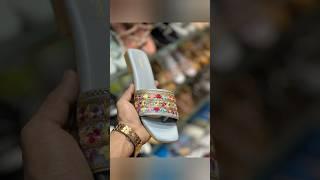 Flat slippers for girls/women's footwear designs trendy slippers #shorts #yt #youtubeshorts