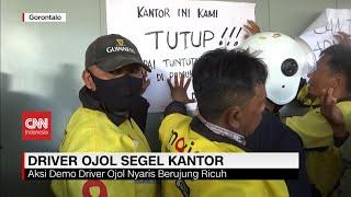 Aspirasi Tak Digubris Driver Ojol Demo Kantor Maxim Cabang Gorontalo