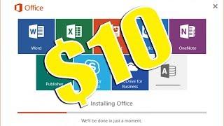 How to get Microsoft office professional 2016 Visio and Project for $10 each
