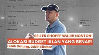 RAHASIA ALOKASI BUDGET IKLAN | JANGAN ASAL IKLANKAN PRODUK!