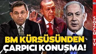 El Sıkışmıştı! Erdoğan BM Genel Kurulu'nda Netanyahu'ya Neler Söyledi Neler! 'Nasıl Hitler...'