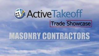 Masonry Contractors - Active Takeoff Trade Showcase