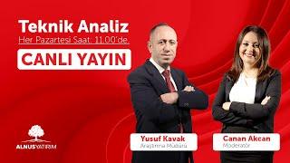 Yusuf Kavak ile Teknik Analiz ve Soru Cevap  "03 Mart 2025" I Canlı #49 I Alnus Yatırım