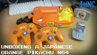 Japanese Orange Pikachu Edition Nintendo 64 Unboxing | IMNC