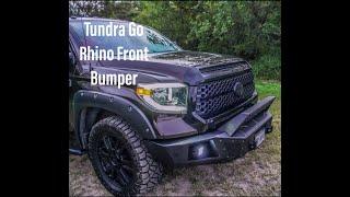 TOYOTA TUNDRA 1794 GO RHINO FRONT BUMPER BR5 REVIEW