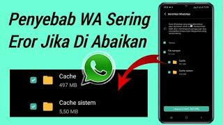 Cara Menghapus Sampah WhatsApp Yang Tidak Berguna || Supaya WA Tidak Mudah Blank dan Eror