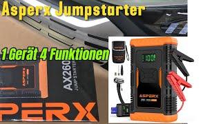 ASPERX Starthilfe Powerbank / Mehr als ein Jumpstarter ?!