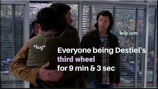 Everyone being Destiel's THIRD WHEEL for 9 minutes and 4 seconds