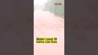 Chandigarh's Sukhna Lake Floodgates Opened As Water Level Crosses Danger Mark | Rain News | #shorts