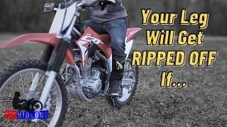 Dirt Bike Foot Position - How To Use Brake & Shifter Without Injury!