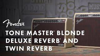 Tone Master Blonde Deluxe Reverb & Twin Reverb | Tone Master Series | Fender