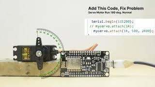 Fix Servo Motor 180 Deg Only Turn 90 Deg MG995 Arduino Nodemcu ESP8266