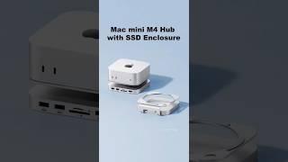 Mac Mini M4 Hub & Stand with SSD Enclosure for NVME/SATA M.2, Mac Mini Dock #tech #pc #gaming #apple