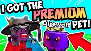 I Got The NEW *PREMIUM* PET In Pet Battle Simulator!! (Roblox)