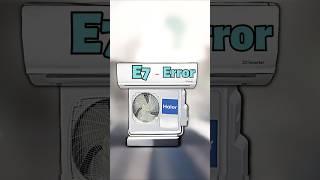 E7error in HAIER inverter AC | Communication problem #E7error #Haier | Mfix | India #haierac