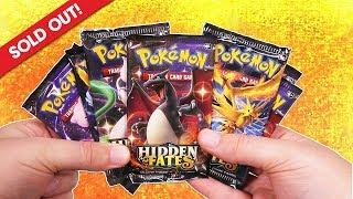 Opening 18 Pokemon Hidden Fates Booster Packs! (The Shiny Set)