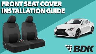 Universal Car Front Seat Cover Installation Guide Video - 2021 Edition