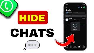 How To Hide WhatsApp Message Conversations on iPhone 2024 | Hide WhatsApp Chats