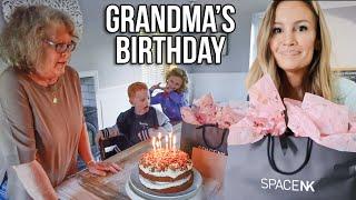 OMA'S BIRTHDAY! | MOM OF 4 VLOG | ANNA SACCONE