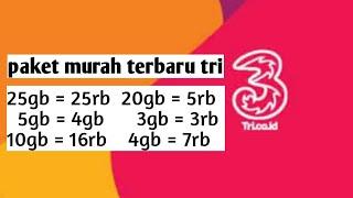 paket tri murah kode dial tri murah 2021 || paket murah 3