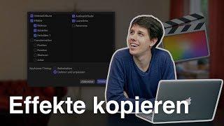 Final Cut Pro X - Effekte kopieren