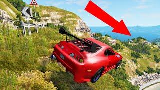 Cars vs Cliff Roads 2 - BeamNG.Drive | BeamNG Xpert