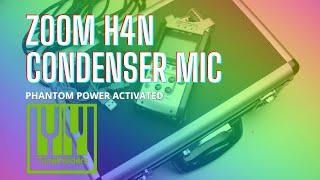 How to connect your Condenser Mic to Zoom H4N Phantom Power