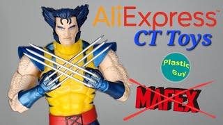 New CT Toys Tiger Stripe WOLVERINE Mafex No 96 AliExpress Bootleg Action Figure Review