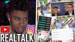 REALTALK über SIDs, JORDANs & WILLYs GEHALT als  FUßBALLER+ YouTube EINNHAMEN LEAK| 999 SID