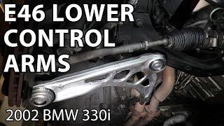 BMW E46 Front Lower Control Arm Replacement DIY