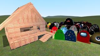 Angry Munci Family Vs Houses In Garry's Mod