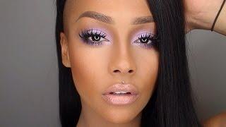 LAVENDER SMOKEY EYE MAKEUP TUTORIAL - SONJDRADELUXE