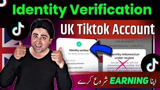 Uk Tiktok Account IDENTITY Verification | How to Verify Identity on Tiktok Uk Account | JN Tech