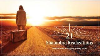 21 Shaumbra Realizations - Wisdom from the Masters