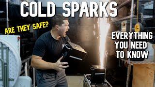 DJ Gear - Cold Spark Machine (How it works, safety, fire, Both Lighting)