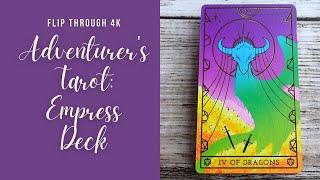 Adventurer's Tarot: Empress Deck Flip Through 4K #flipthrough #tarot #magik