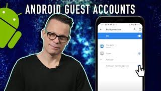 How to enable guest accounts from the lock screen in Android