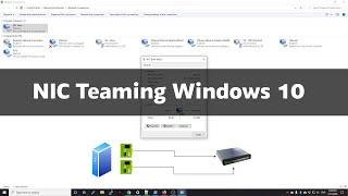 Network Teaming Windows 10