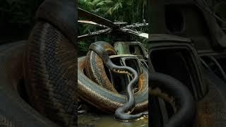 Nature Exploration | Travel Discovered | helicopter and Amazon Python #shorts​ #jungle​ #river​