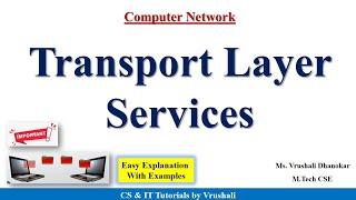 CN 21 : Transport Layer all Services | Explain with Examples