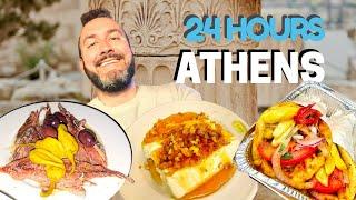 24 HOURS In ATHENS - Traditional STREET FOOD + Legendary Gyros!